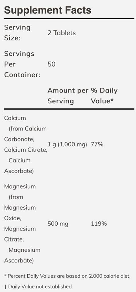 NOW Calcium & Magnesium